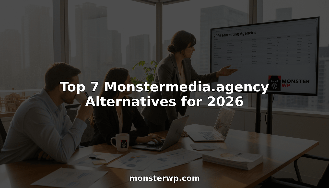 Agency team reviews digital marketing alternatives